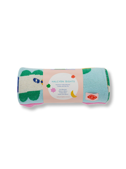 Miękki kocyk z kolorowym wzorem Halcyon Nights BÉBÉ Concept 