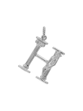 Srebrna zawieszka Initial Muse Necklace Charm H