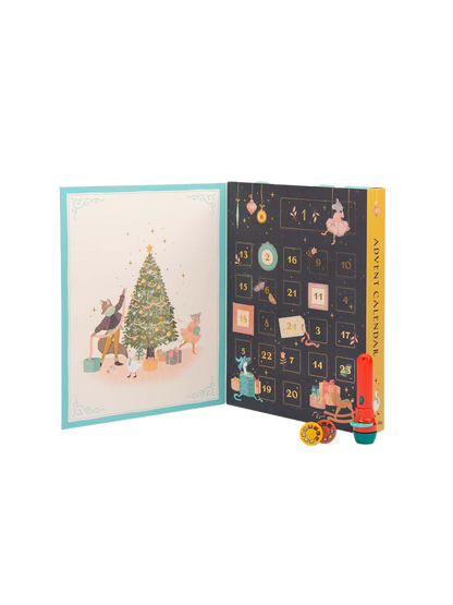 Kalendarz adwentowy z projektorem Nighttime Stories Moulin Roty BÉBÉ Concept 