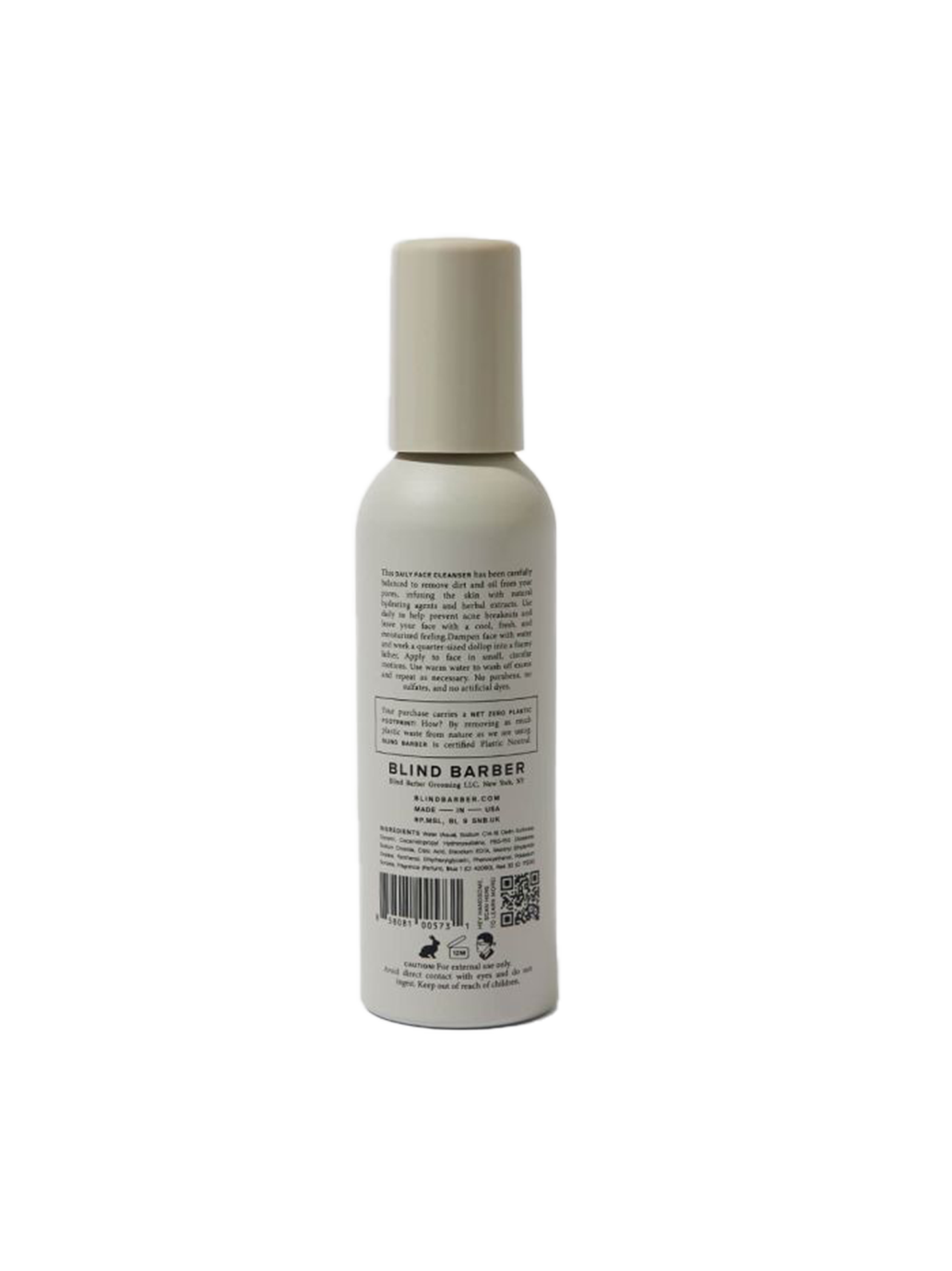 Żel do mycia twarzy Watermint Gin Daily Face Cleanser Blind Barber BÉBÉ Concept 