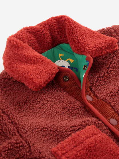 La Oca all over reversible sheepskin jacket Baby Bobo Choses BÉBÉ Concept 