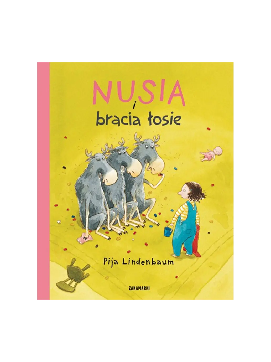 Nusia i bracia łosie Wydawnictwo Zakamarki BÉBÉ Concept