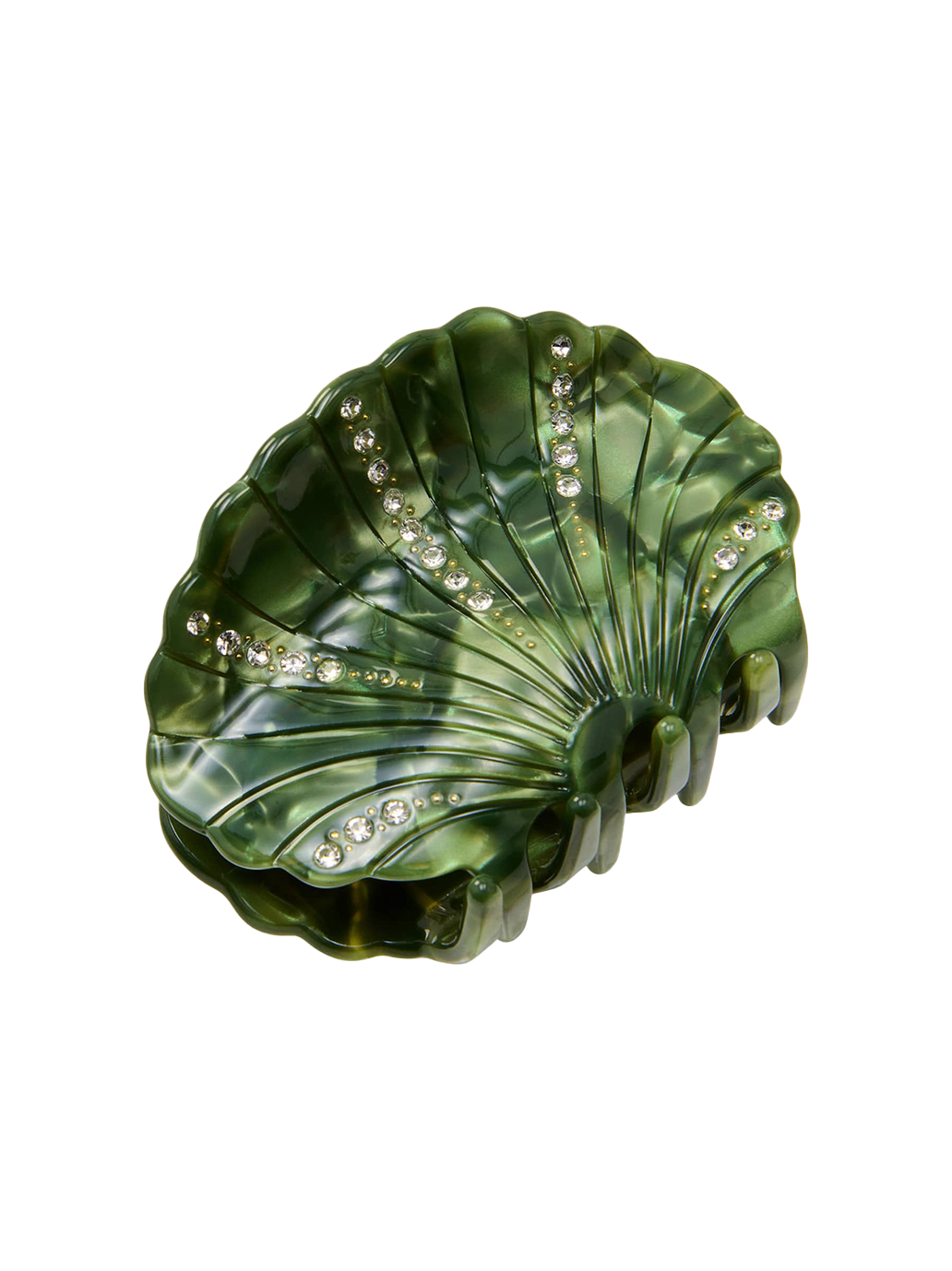 Klamra do włosów Grande Ariel Crystal MOSS