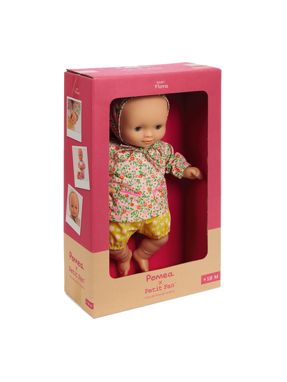 Lalka z ruchomymi powiekami Baby Pomea Djeco BÉBÉ Concept 