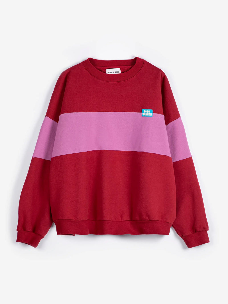 Color block relaxed sweatshirt Bobo Choses BEBE Concept 