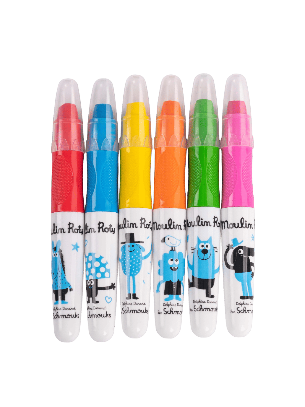 Kredki do malowania różnych powierzchni Moulin Roty BÉBÉ Concept 