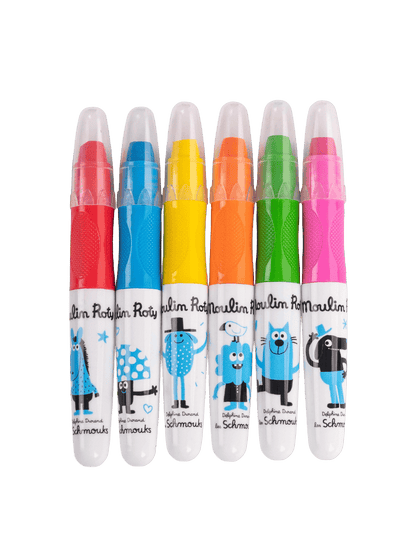 Kredki do malowania różnych powierzchni Moulin Roty BÉBÉ Concept 