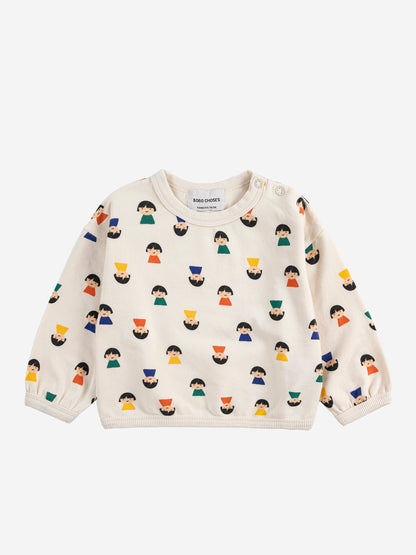 Game Pawns all over sweatshirt Baby Bobo Choses BÉBÉ Concept 