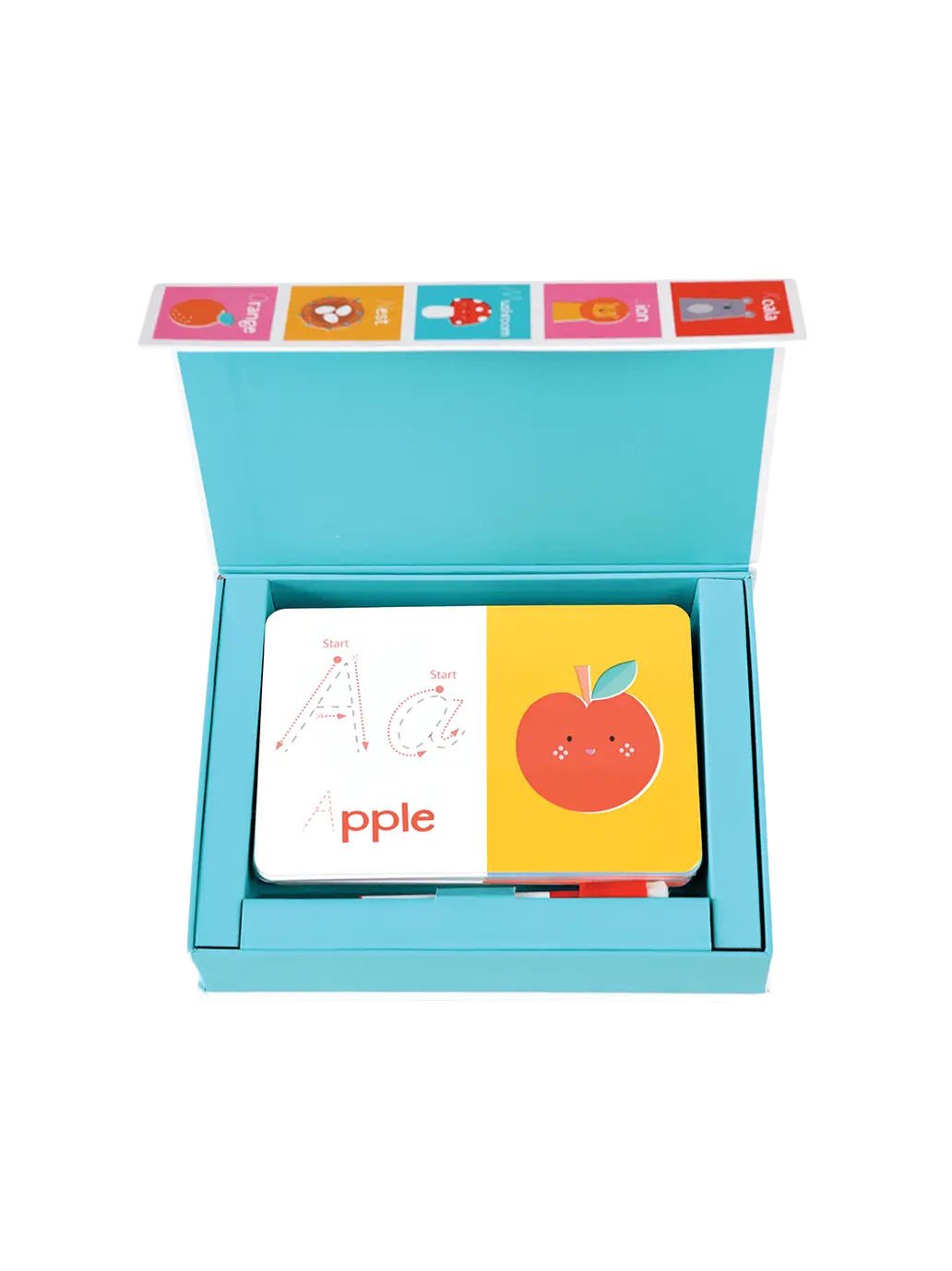 Karty do nauki angielskiego ABC Writing cards Rex London BÉBÉ Concept