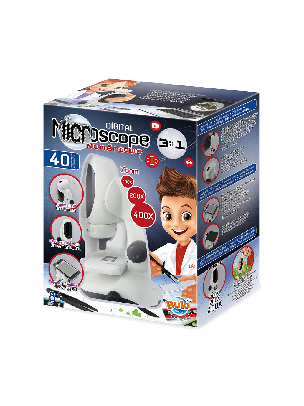 Mikroskop cyfrowy 3w1 Buki BÉBÉ Concept