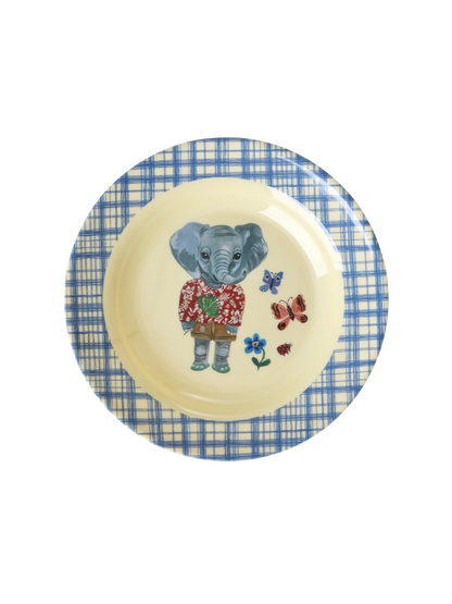 Głęboki talerz z melaminy Rice x Nathalie Lete RICE BÉBÉ Concept 