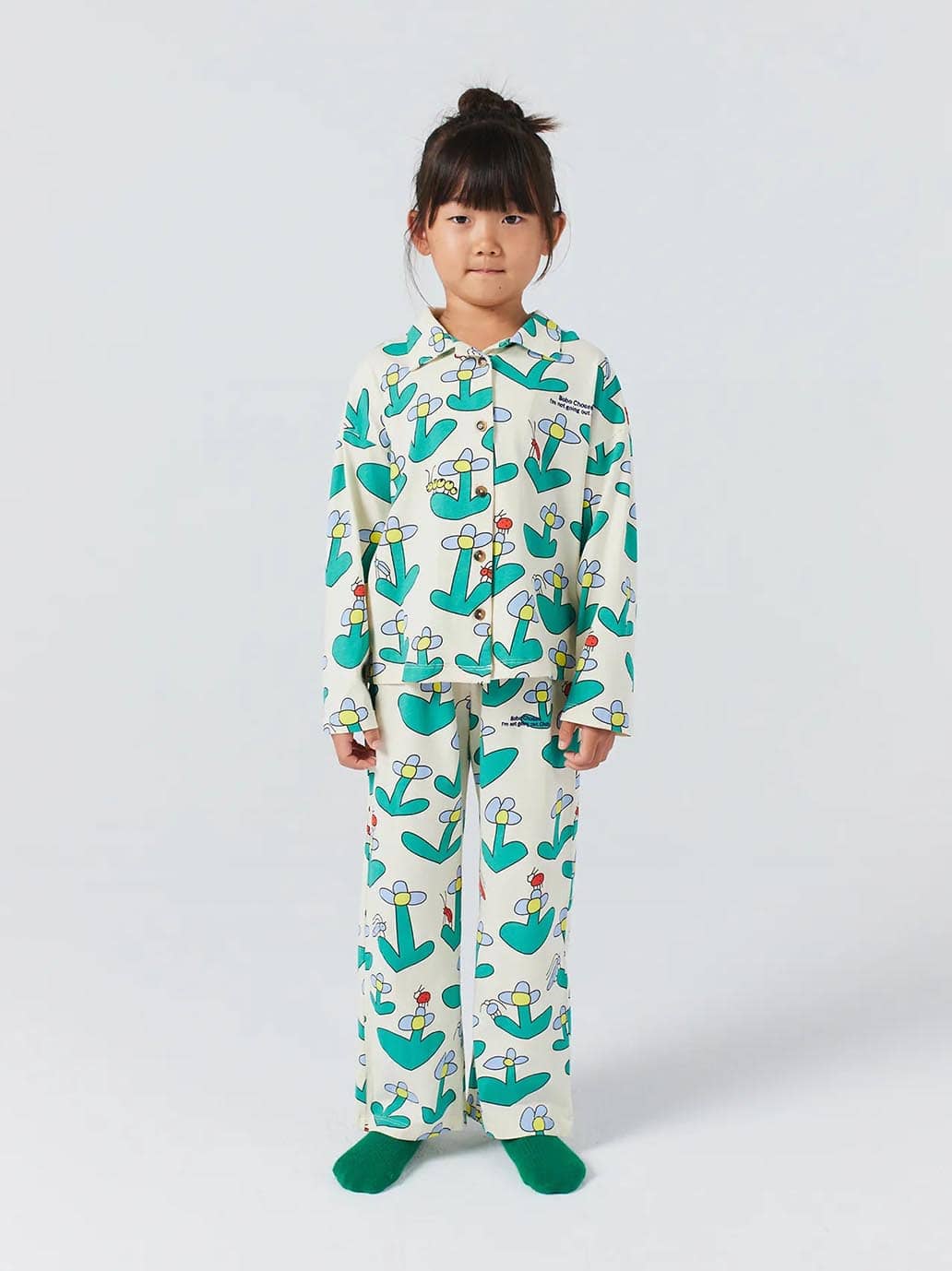 Piżama Dancing Flower all over Bobo Choses BÉBÉ Concept 