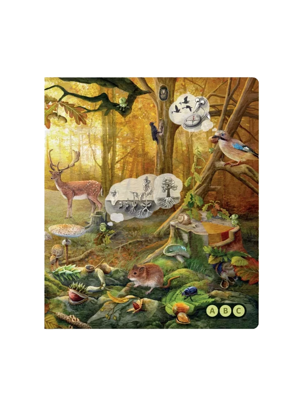 Nasza przyroda. Książka interaktywna Albi BÉBÉ Concept 