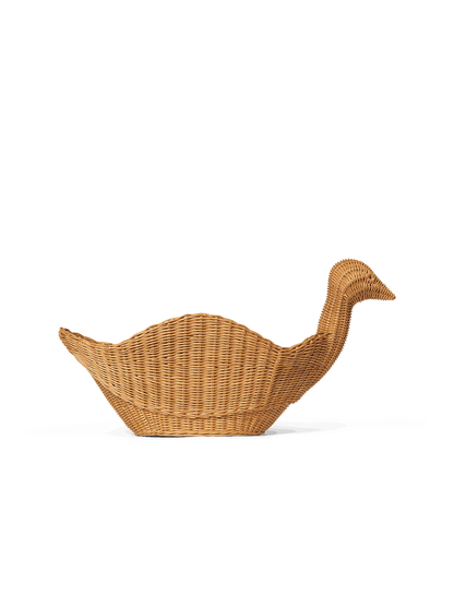 Pleciony kosz na zabawki Ferm Living BÉBÉ Concept 