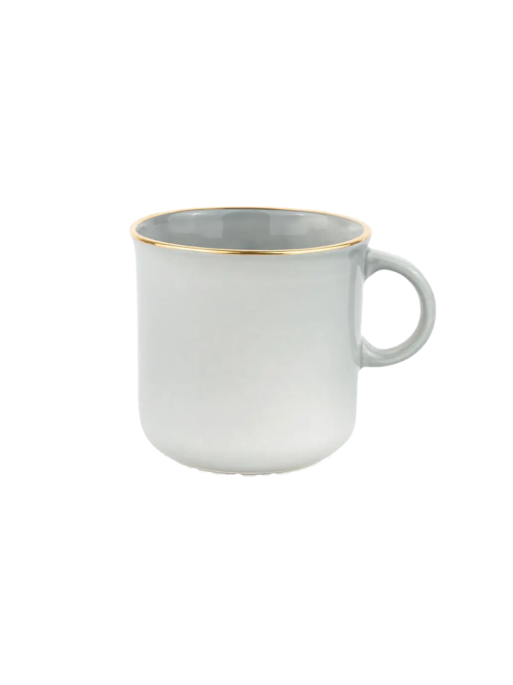 ręcznie wykonany kubek ceramiczny ze złoceniem Majolika Nieborów BÉBÉ Concept