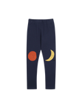 Colored Nature Leggings Navy Jelly Mallow BÉBÉ Concept 