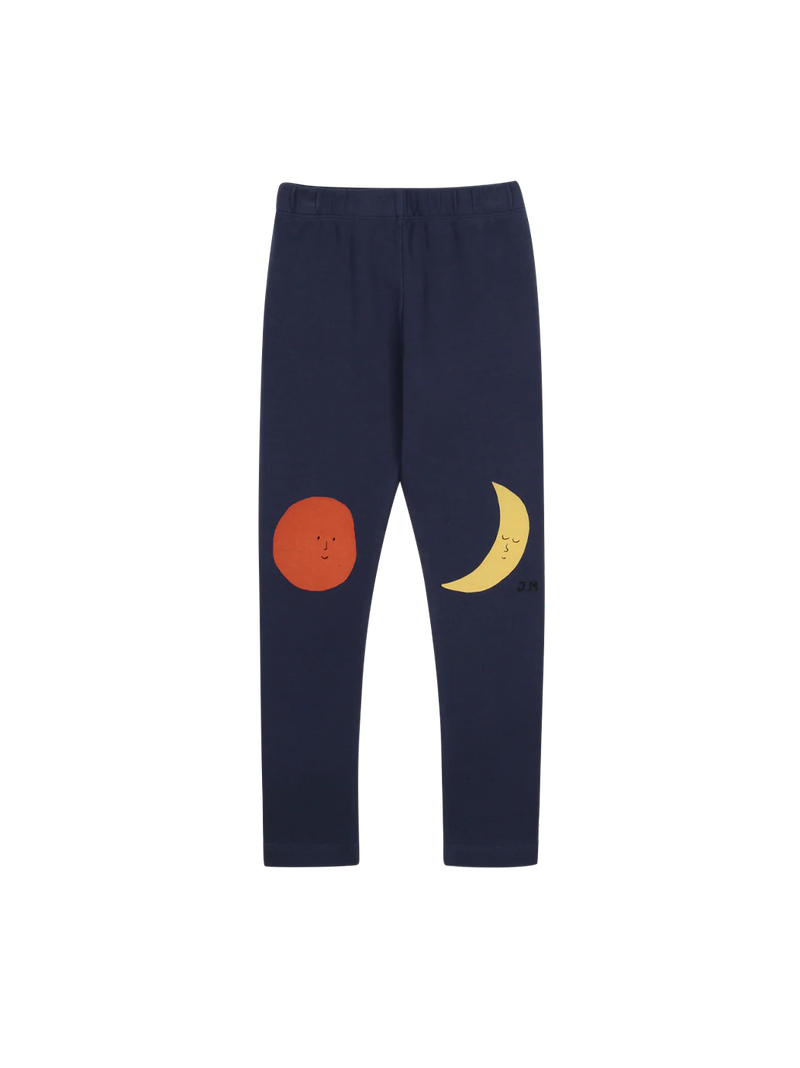 Colored Nature Leggings Navy Jelly Mallow BÉBÉ Concept 