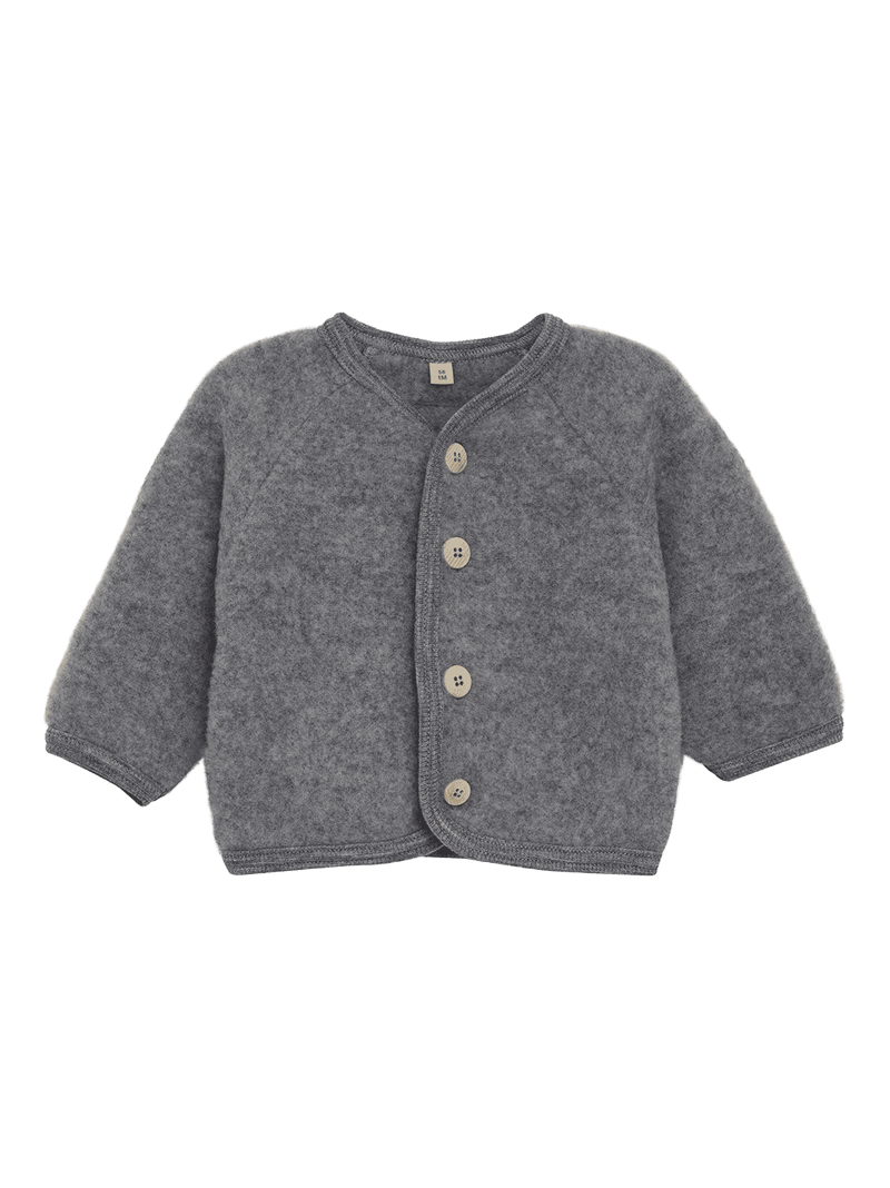Kurtka Jacket Wool Fleece w. Buttons Huttelihut BÉBÉ Concept 