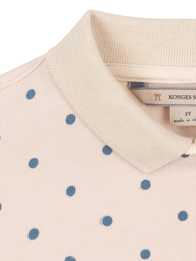 Koszulka polo z długim rękawem Spotty GOTS Konges Slojd BEBE Concept 