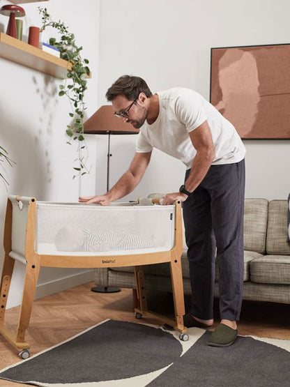 Łóżeczko dostawne na kółkach SnuzPod Studio Snüz BÉBÉ Concept 