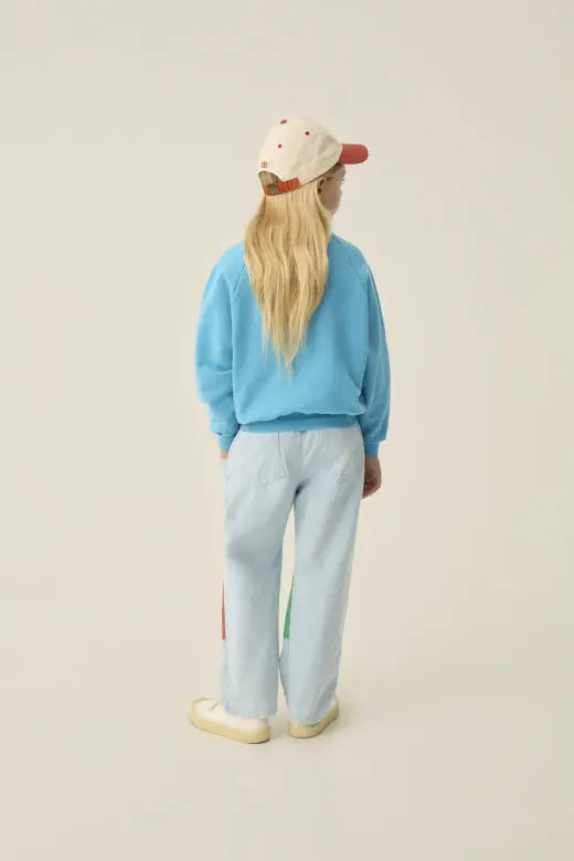 Blue Washed Sweatshirt The Campamento BEBE Concept 