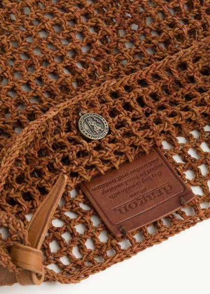 Skórzana pleciona torba Knit Hobo Dragon Diffusion BÉBÉ Concept 