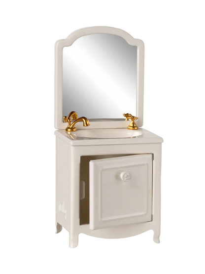 Miniaturowa umywalka z lustrem Maileg BÉBÉ Concept 