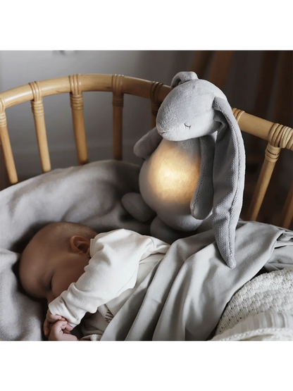 szumiący króliczek z lampką nocną Moonie BÉBÉ Concept