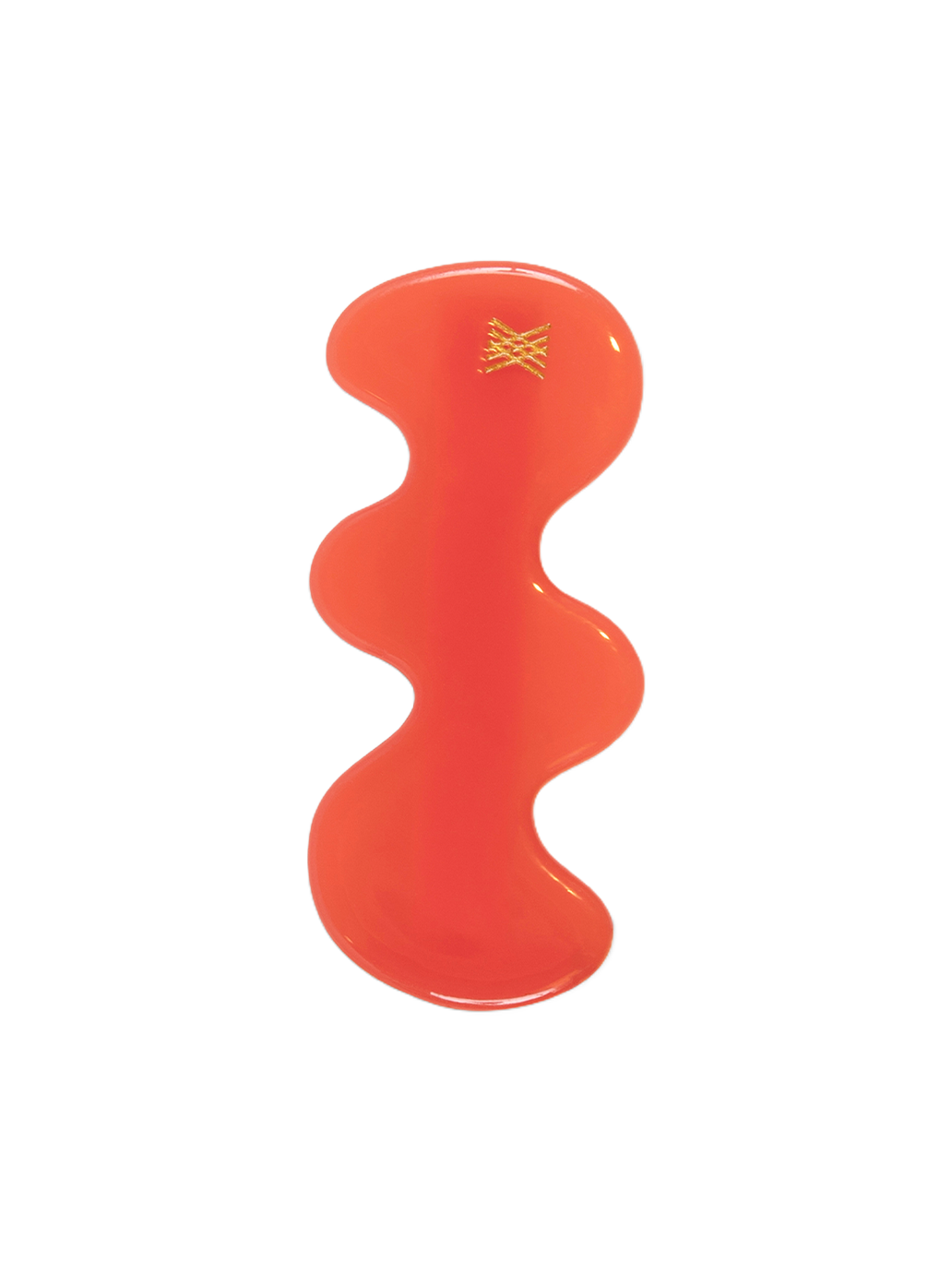 Wavy Hair Clip CORAL DUSK