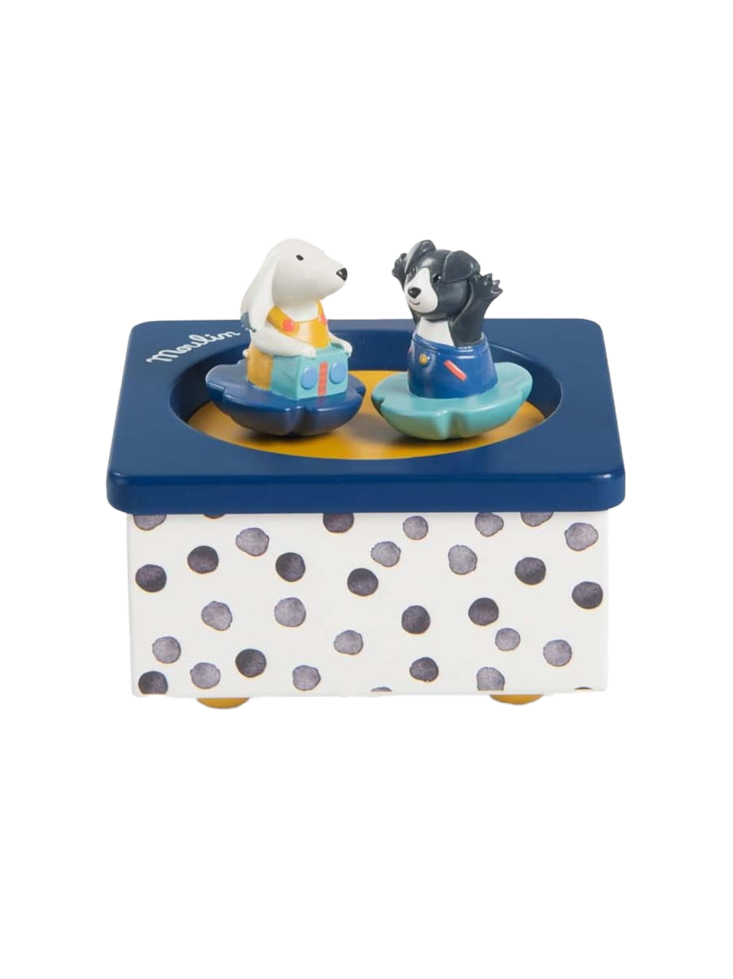 Drewniana pozytywka magnetyczna Moulin Roty BÉBÉ Concept 