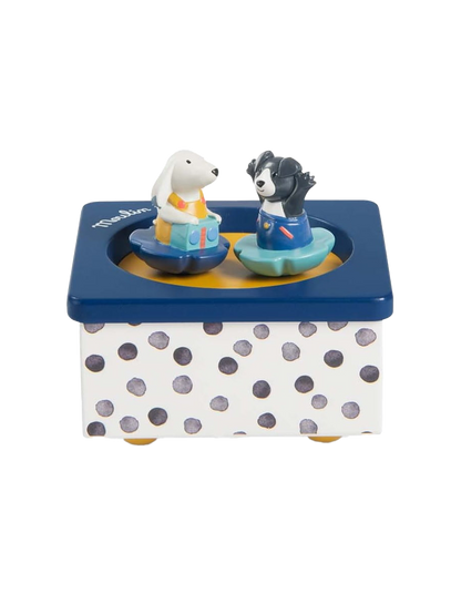 Drewniana pozytywka magnetyczna Moulin Roty BÉBÉ Concept 