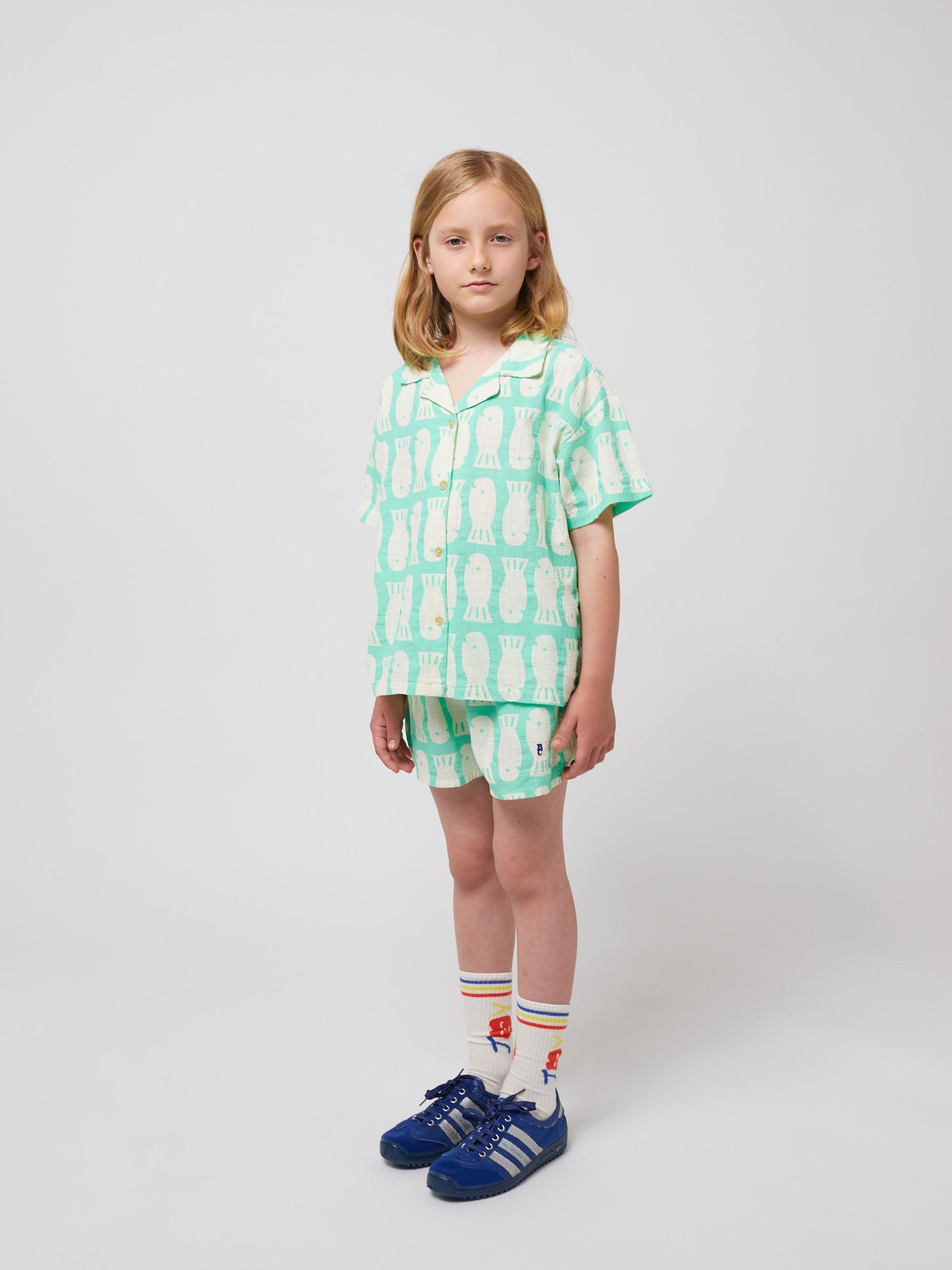 Koszulka Lucky Fish all over woven shirt Bobo Choses BÉBÉ Concept 