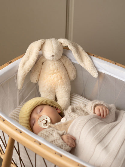 Szumiący króliczek organic z lampką nocną Moonie BÉBÉ Concept 