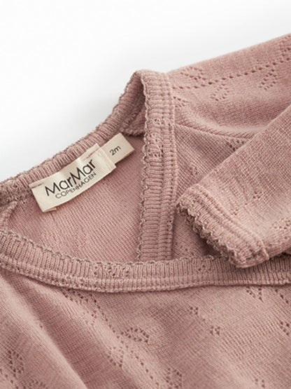 Body kopertowe z wełny merino Belita Pointelle MarMar Copenhagen BÉBÉ Concept 