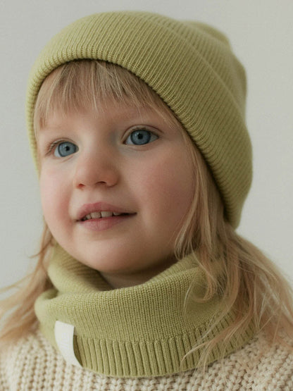 Cienki komin z wełny merino Fine Loop Scarf Mille Family BÉBÉ Concept