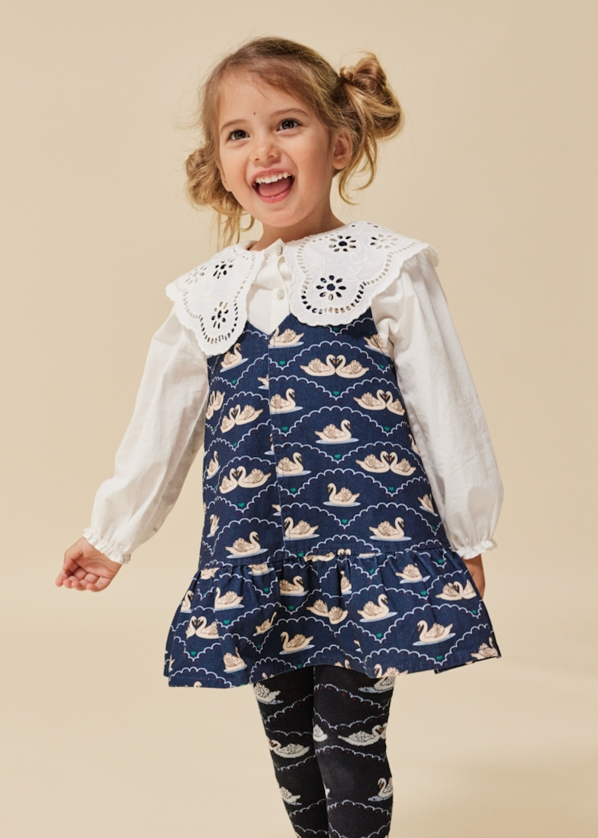 Zestaw żakardowych rajstop Konges Slojd BÉBÉ Concept