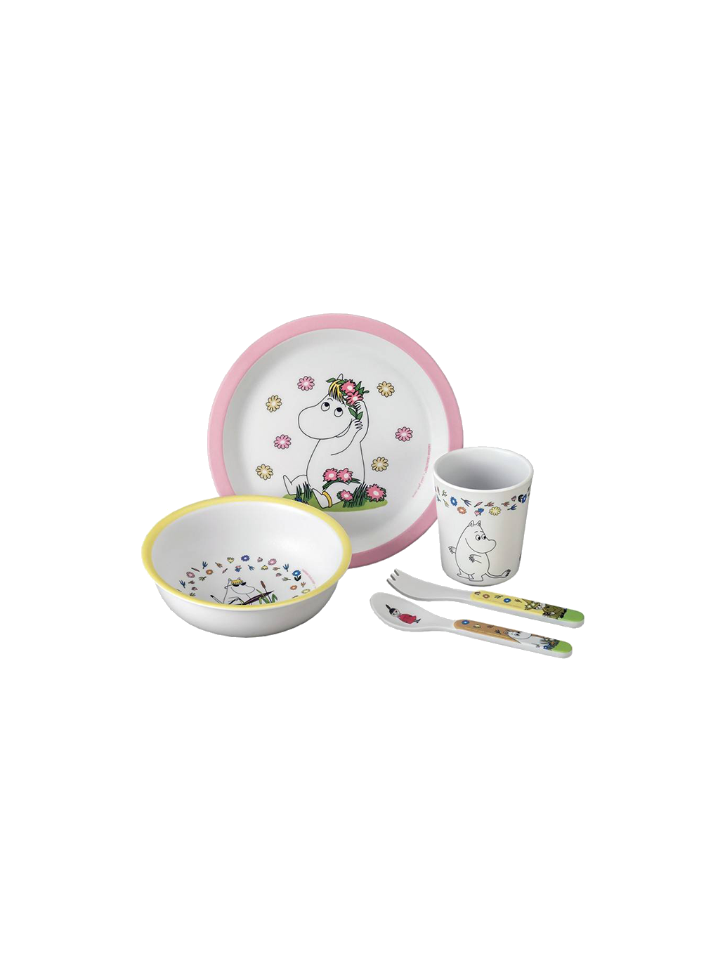 Zestaw dziecięcych naczyń z melaminy Maison Petit Jour BÉBÉ Concept