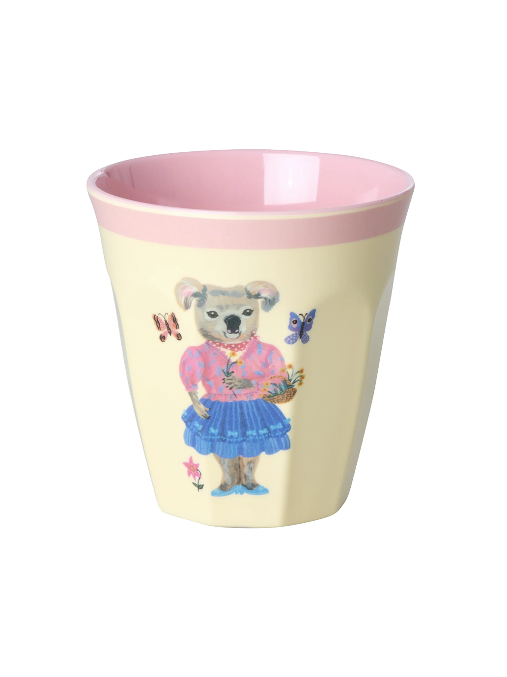 Zestaw kolorowych kubków z melaminy RICE BÉBÉ Concept 