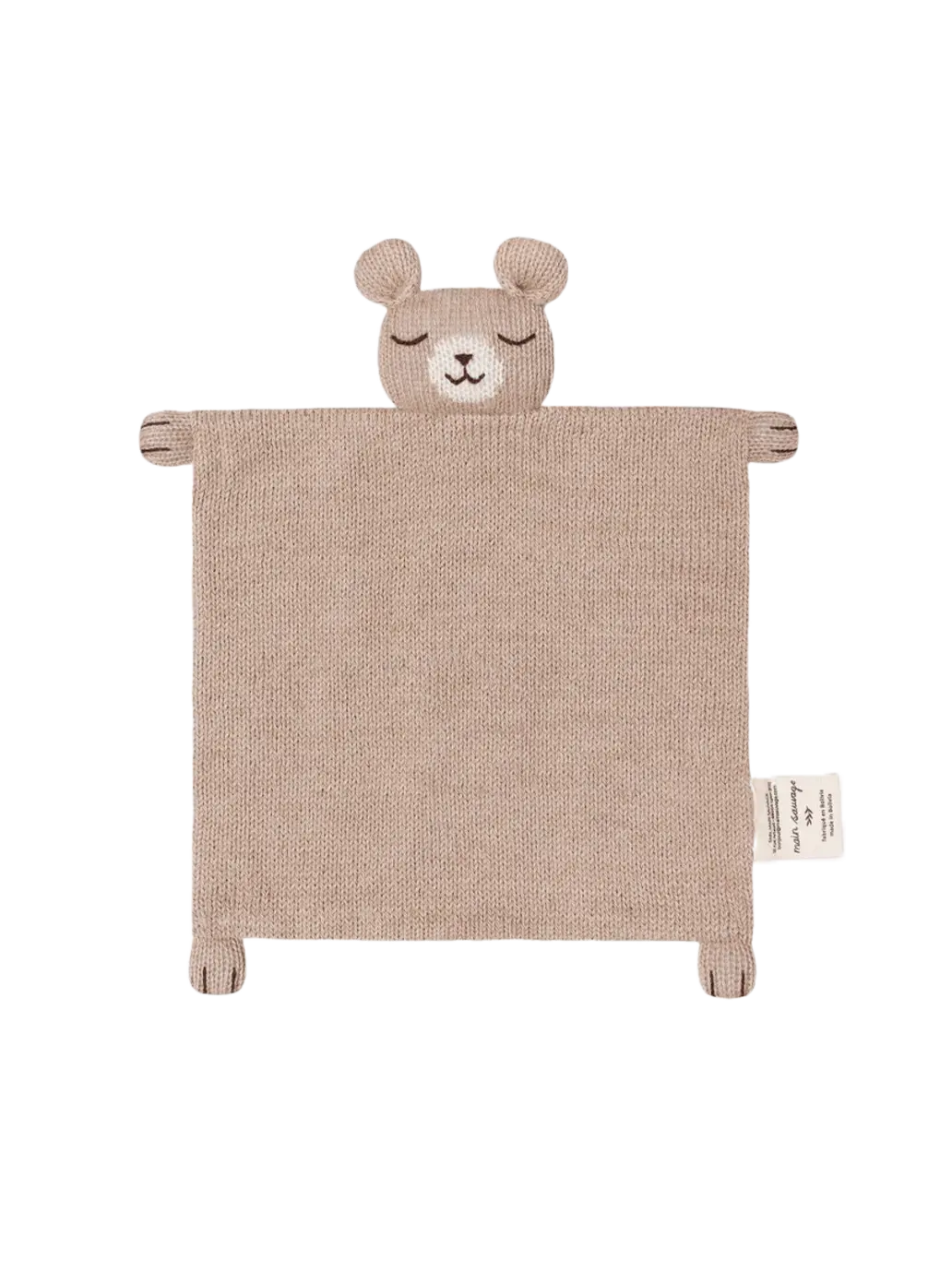 PIerwsza przytulanka Knitted Cuddle Cloth Main Sauvage BÉBÉ Concept 