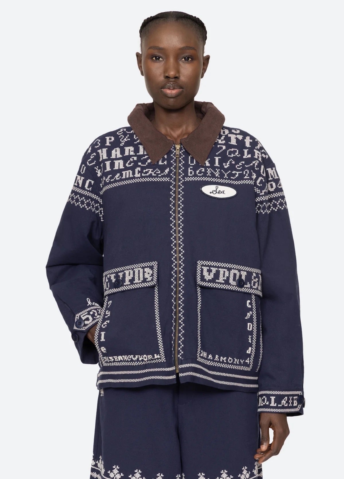 Kit embroidery jacket