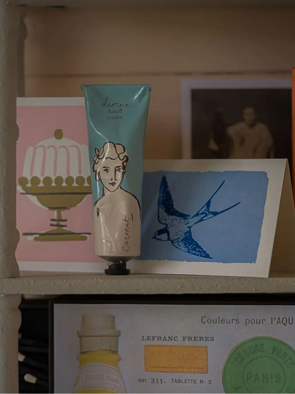 Ozdobna kartka z kopertą Swallow Archivist Gallery BEBE Concept 