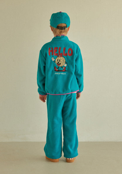 Bluza polarowa rozpinana Hello rozm. 140cm /  10-11y bébé concept BÉBÉ Concept 