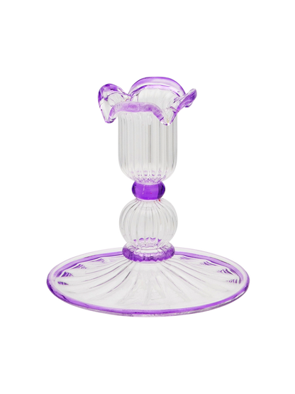 Szklany świecznik Jane Anna + Nina BÉBÉ Concept 