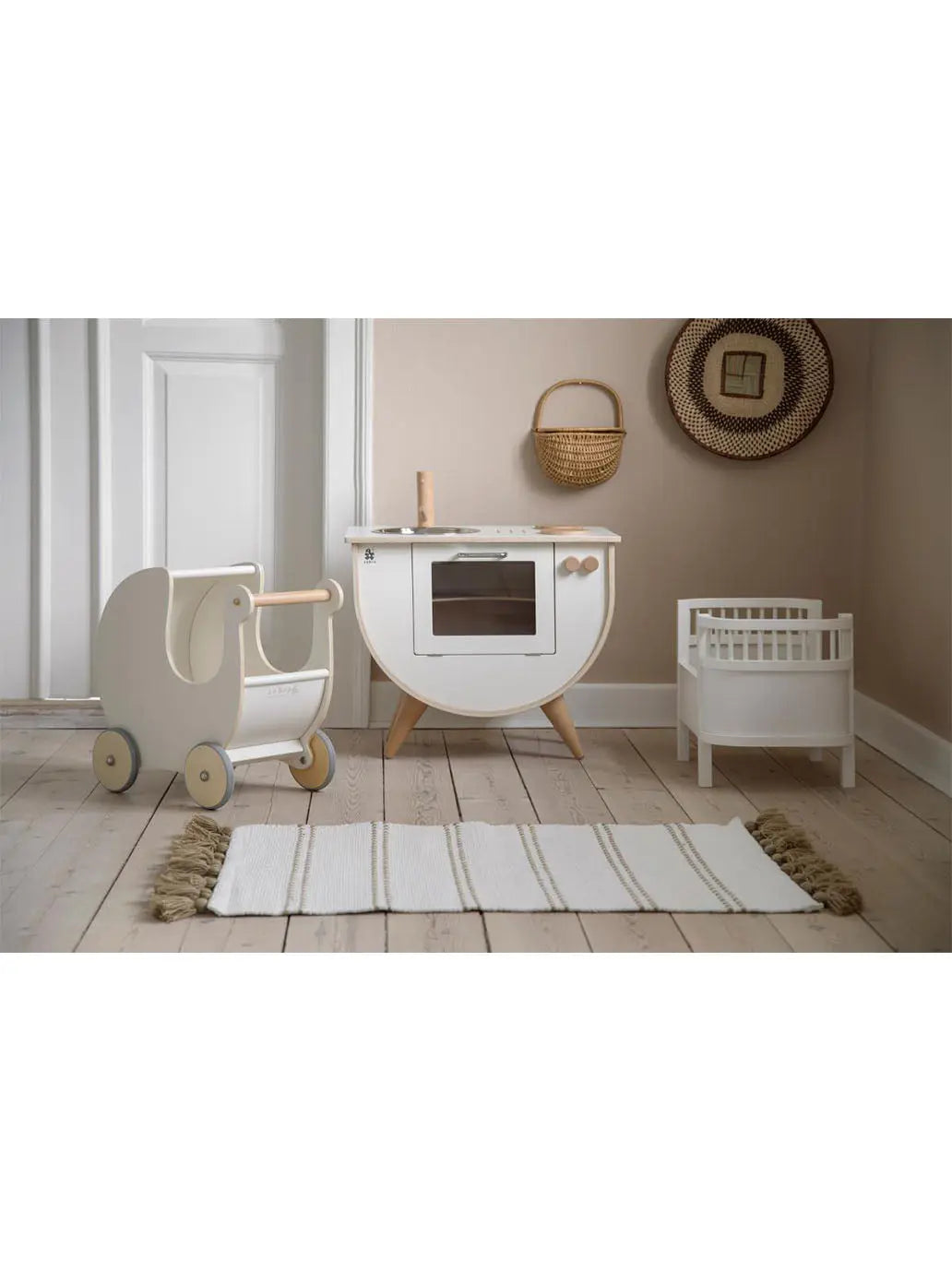 drewniane łóżeczko dla lalek Sebra BÉBÉ Concept