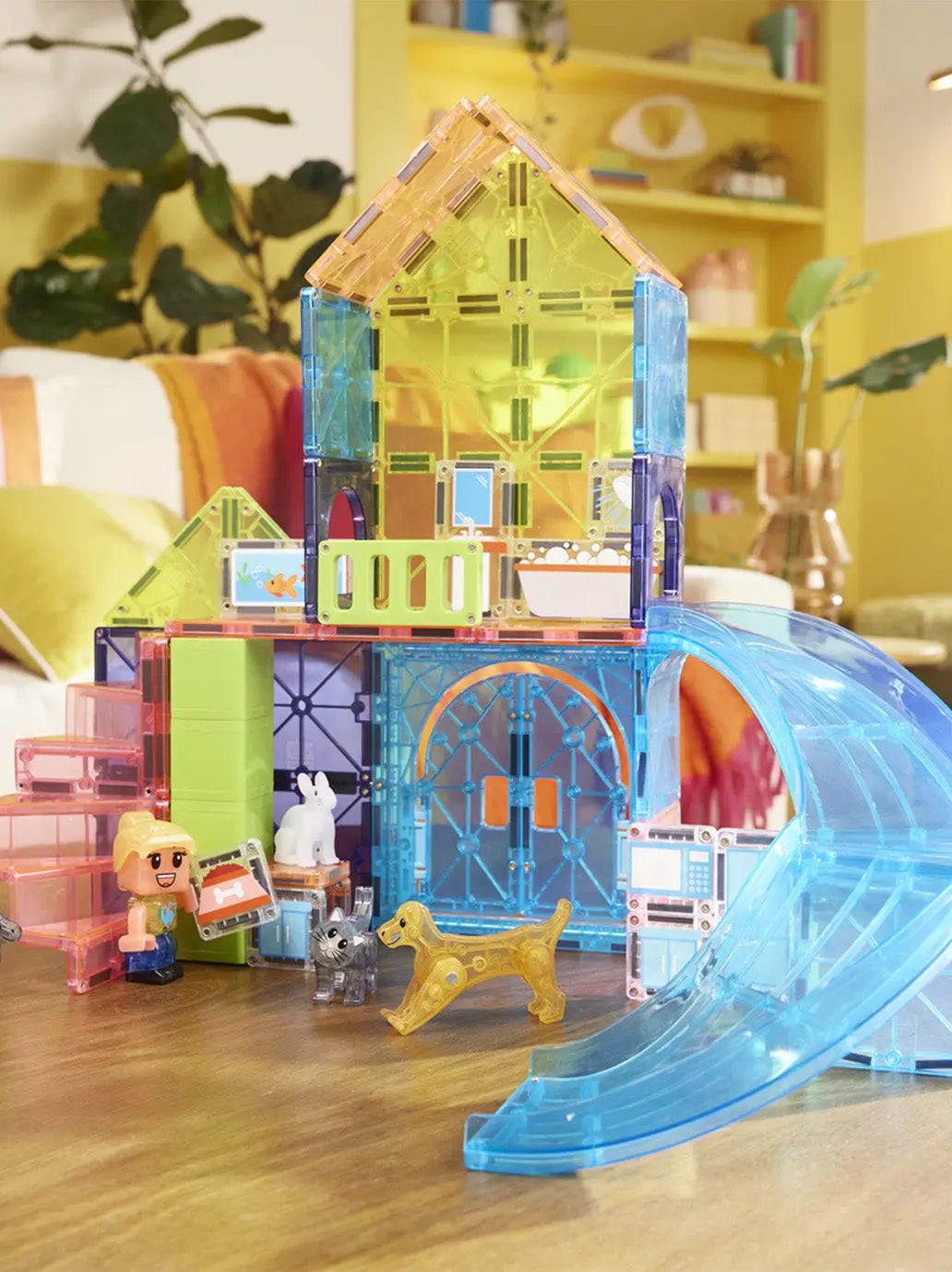 Klocki Magnetyczne Pet Playhouse Magna-Tiles BÉBÉ Concept 