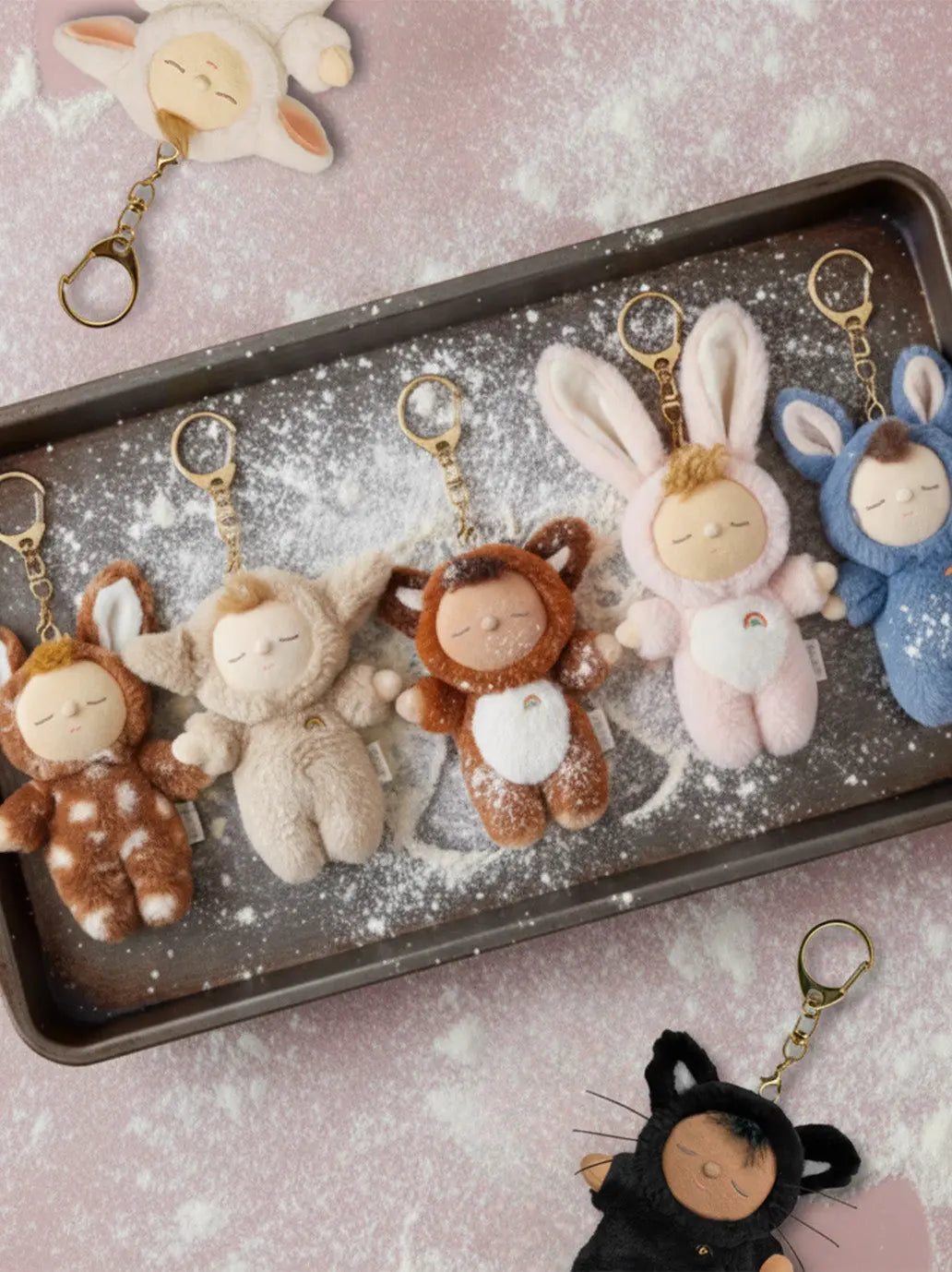 Miękki breloczek Cozy Keychain Olli Ella BÉBÉ Concept 