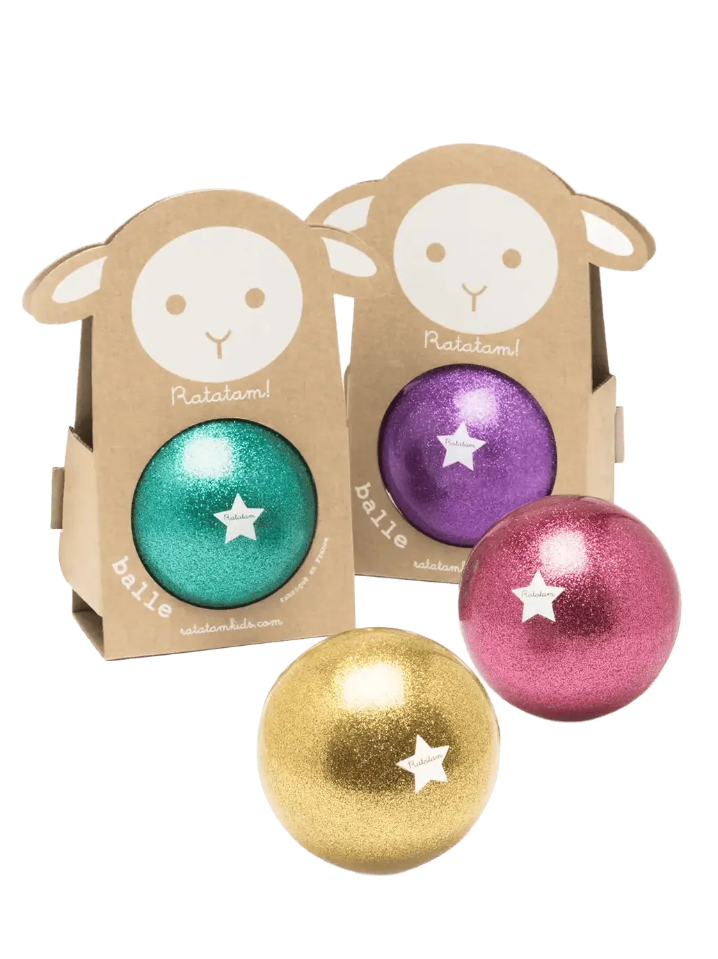 Mała piłka Balloon Ball 10 cm Ratatam BÉBÉ Concept 