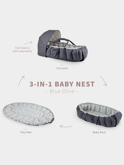 Gniazdko niemowlęce Sebra 3-in-1 Baby Nest Sebra BÉBÉ Concept 