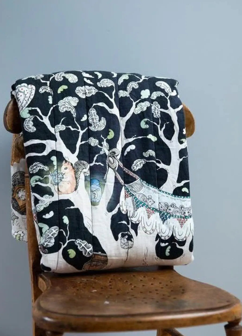 Dwustronna pikowana narzuta z bawełny Forivor BÉBÉ Concept 