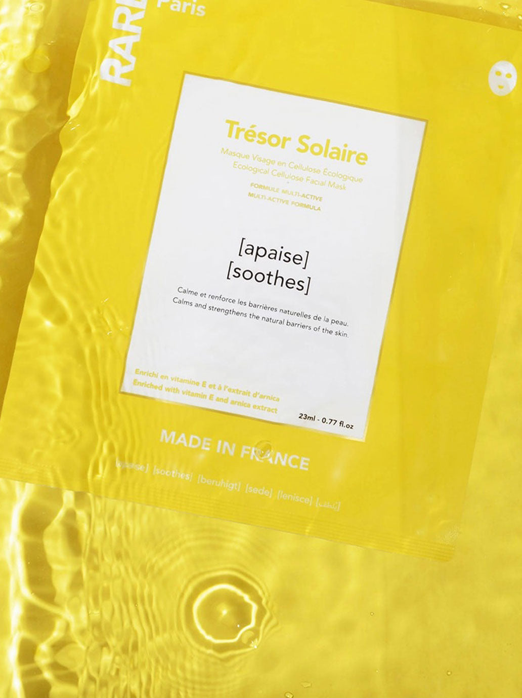 Kojąca maska w płachcie Rare Paris BÉBÉ Concept 